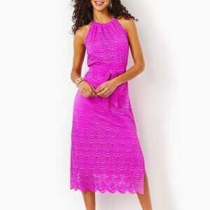 Lilly Pulitzer Bingham lace Midi Dress XS NWT!